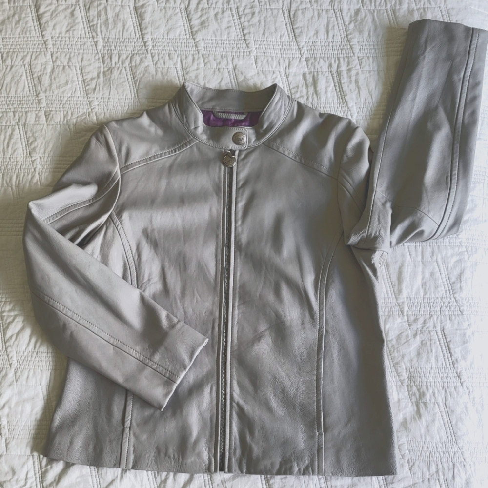 Coach Leather Moto Jacket